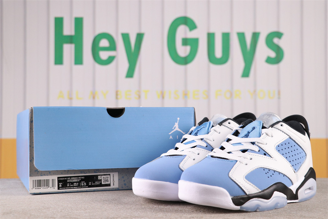US$44 Air Jordan 6 Low CT8529-410 Size 36-47.5