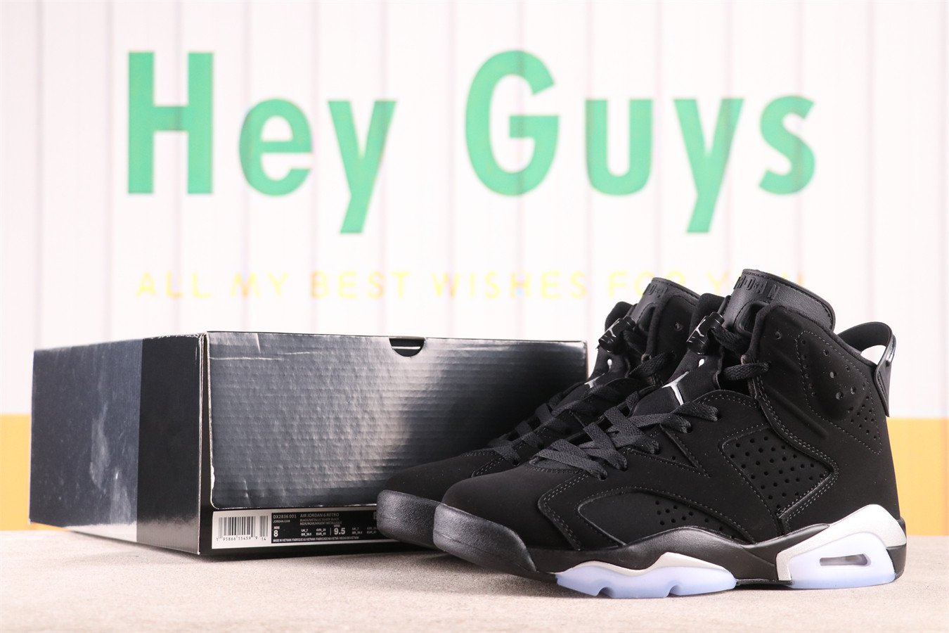 US$48 Air Jordan 6 Metallic Silver DX2836-001 Size 40-46